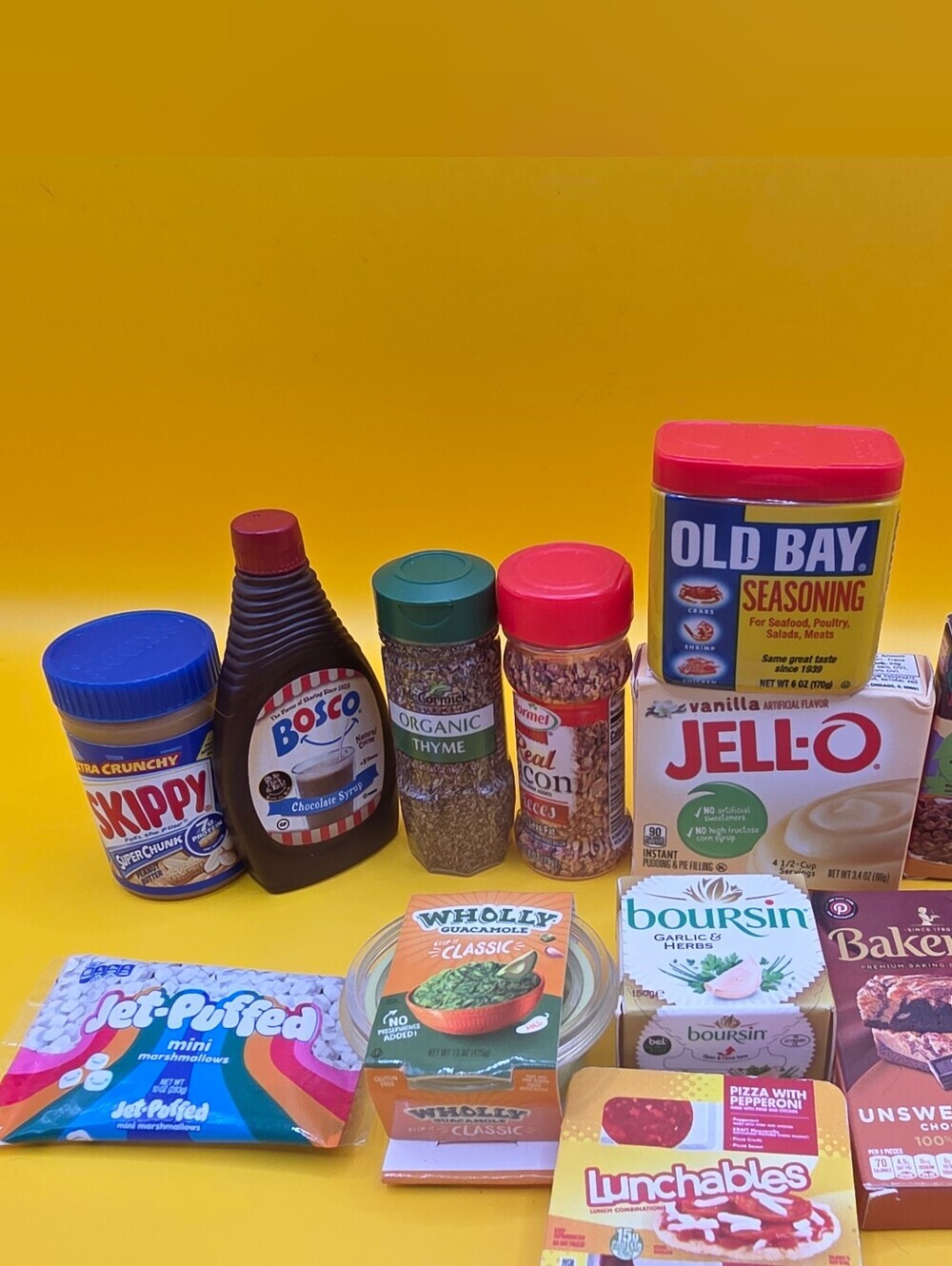 Zuru Mini Brands Food Lot Skippy Chocolate Vanilla Seasoning Guacamole Jello